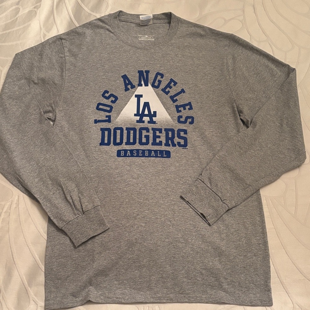 Los Angeles Dodgers Gray Long Sleeve Shirt